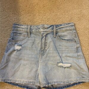 Art Class Light Blue Distressed Jean Shorts